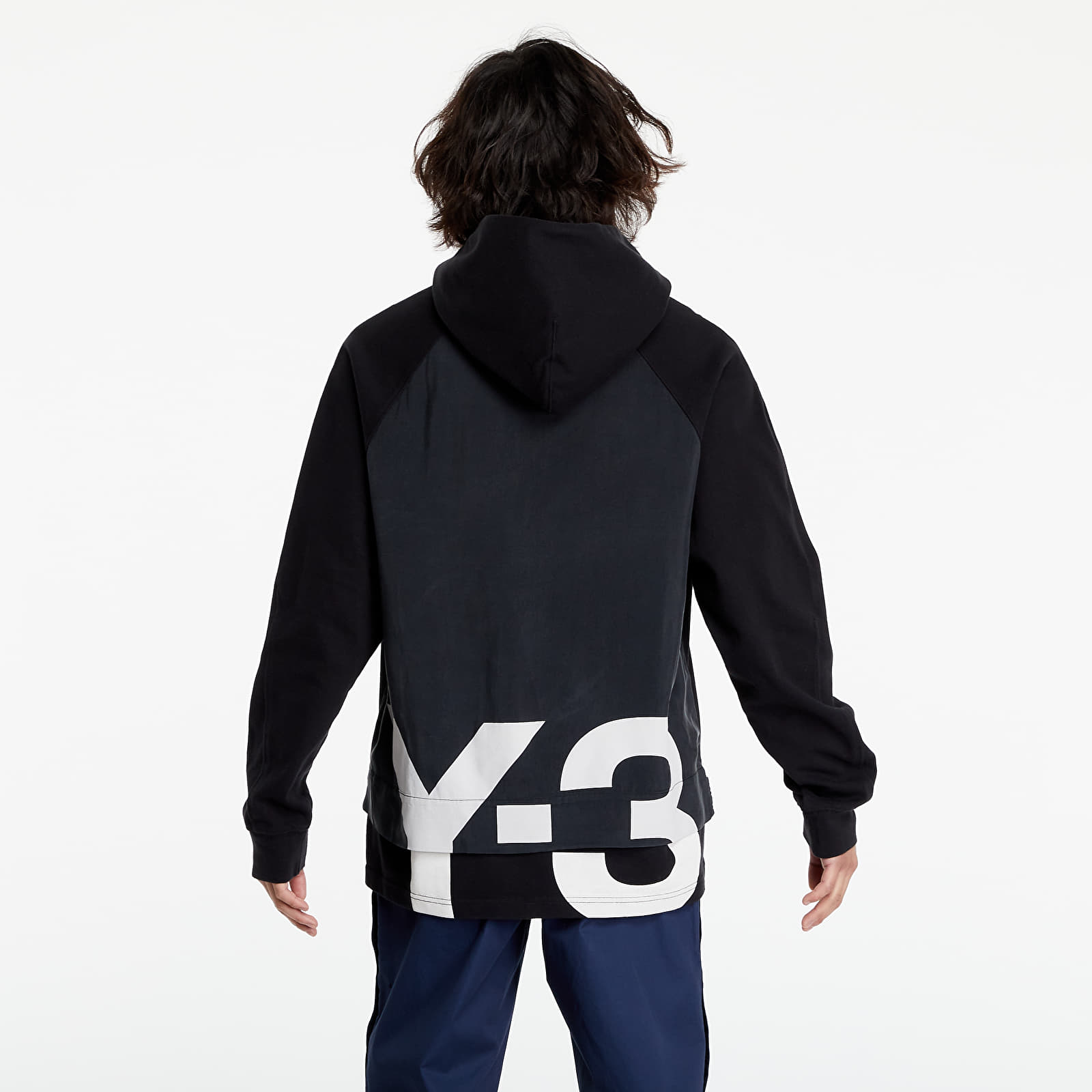 Y-3 パーカー M SHADE RAW TERRY GFX HOODIE_FL