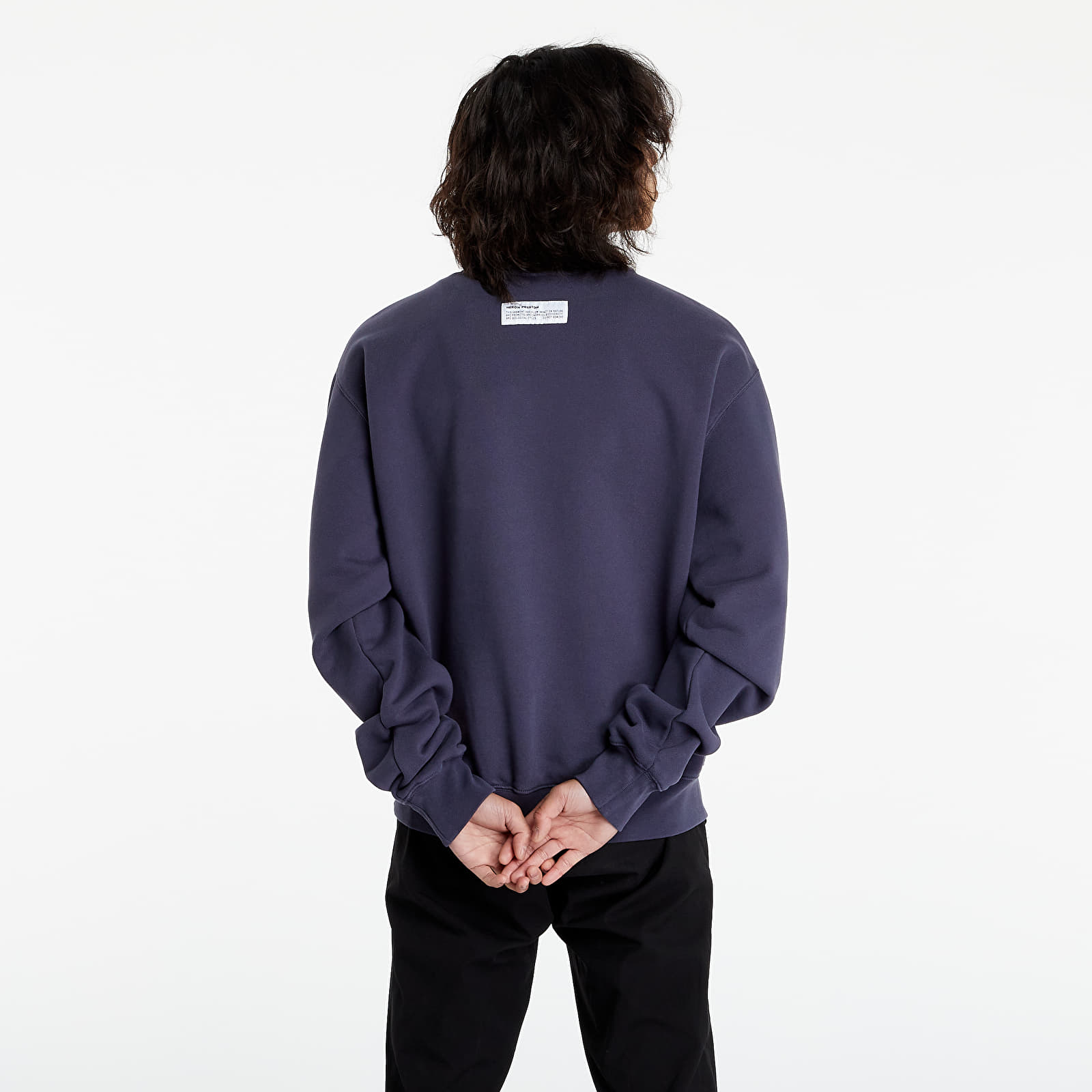 Sudaderas HERON PRESTON Heron Cutout Crewneck Anthracite/ Orange