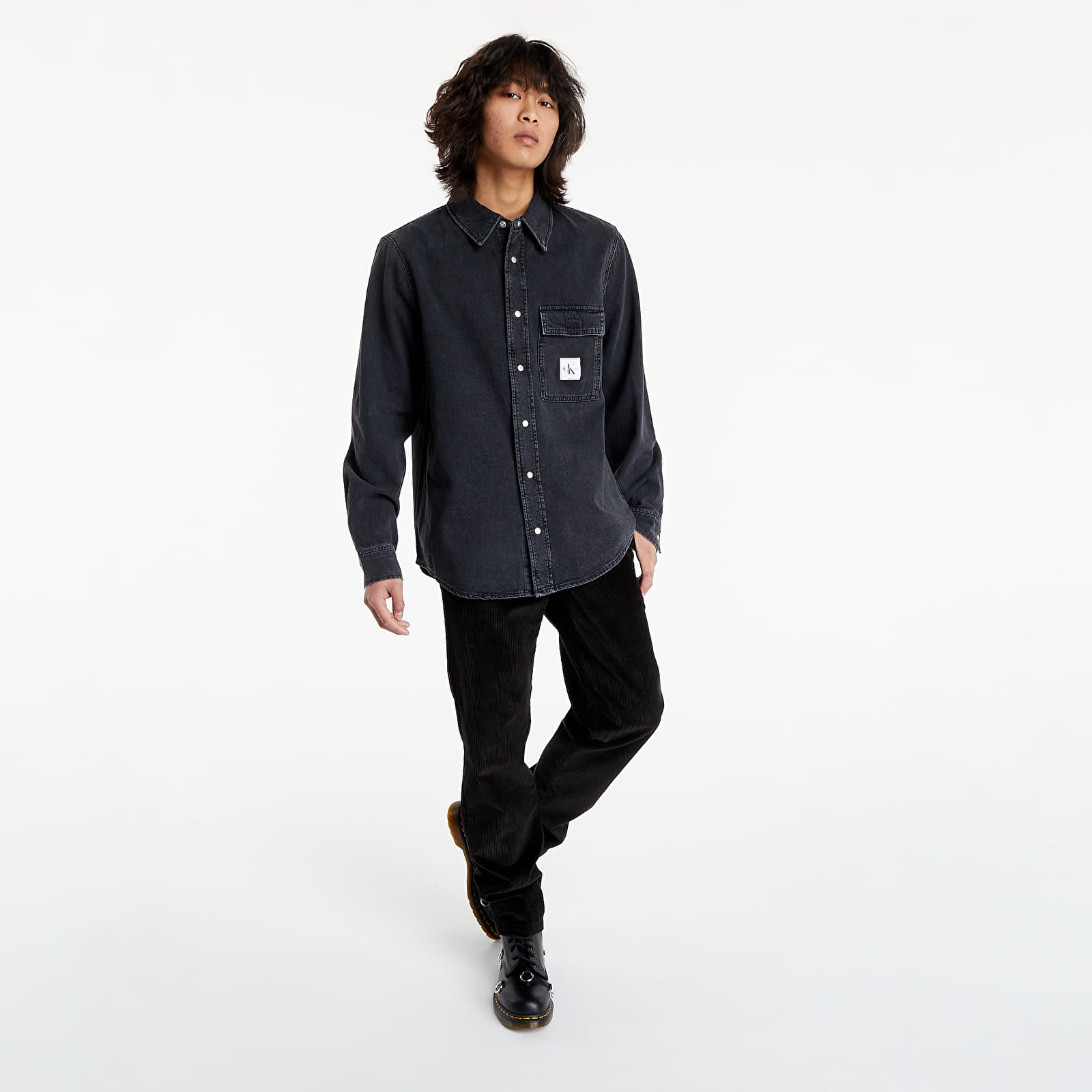 Calvin klein denim shirt store