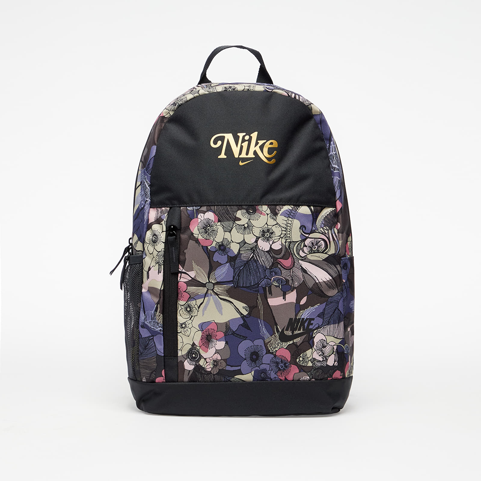 Mugursomas Nike Elemental Kids' Backpack Off Noir/ Off Noir/ Metallic Gold