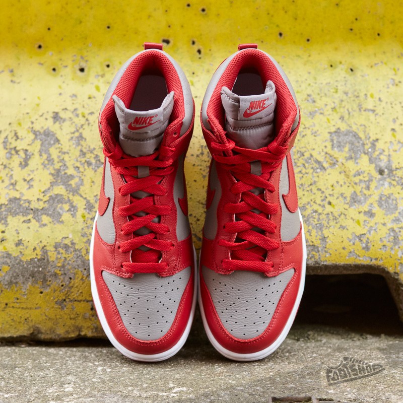 Men s shoes Nike Dunk Retro QS Soft Grey University Red Footshop