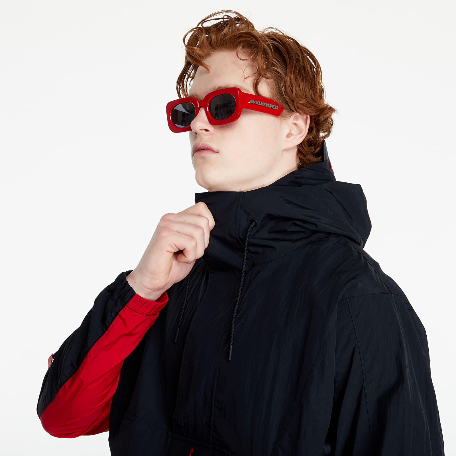 Geci Jordan Jumpman Classics Men's Jacket Black/ Gym Red/ White
