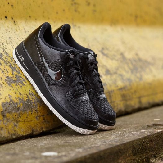 Women s shoes Nike Air Force 1 LV8 GS Black Black Summit White Chrome Footshop