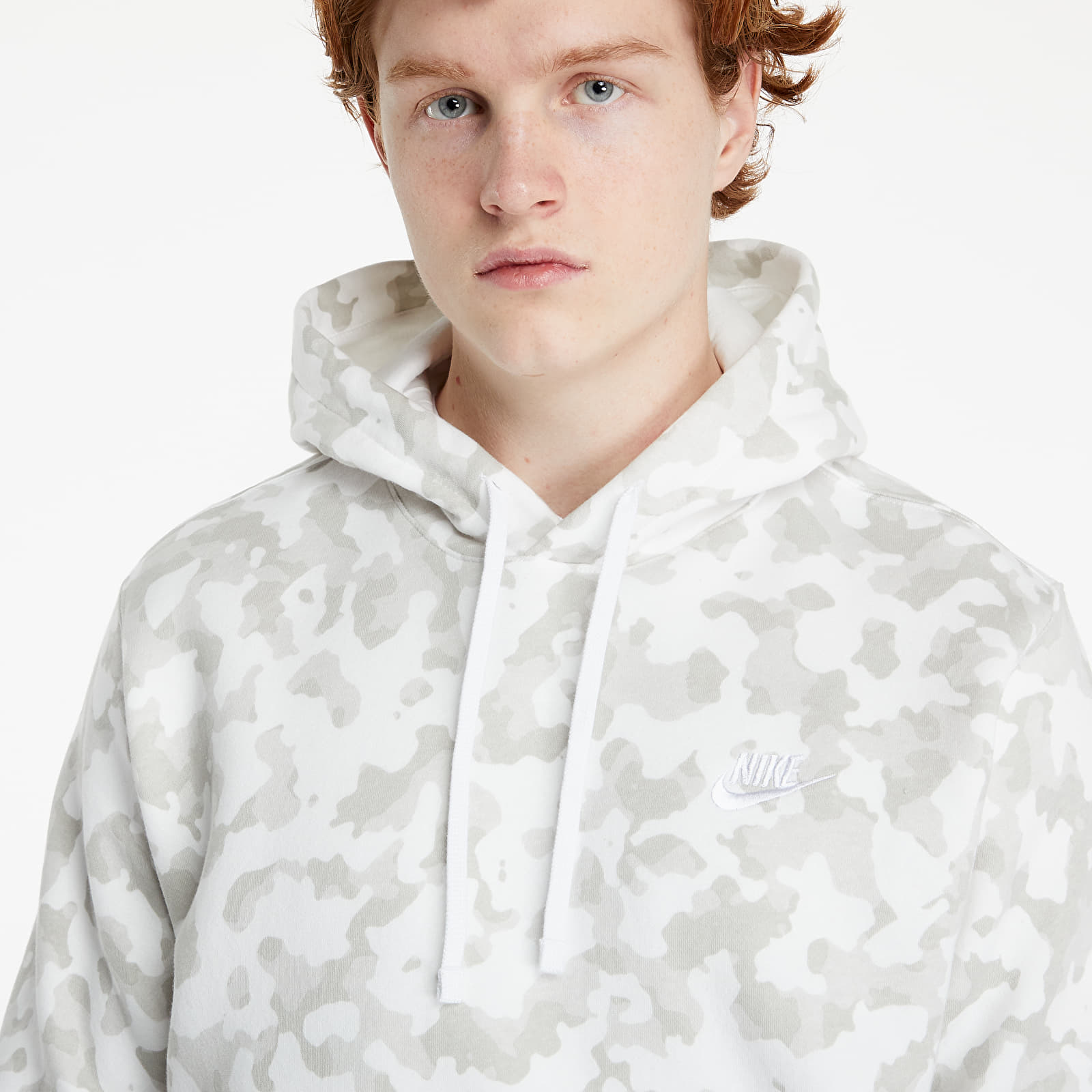 Hettegensere og sweatshirts Nike Sportswear Club Men's Hoodie Summit White/ White