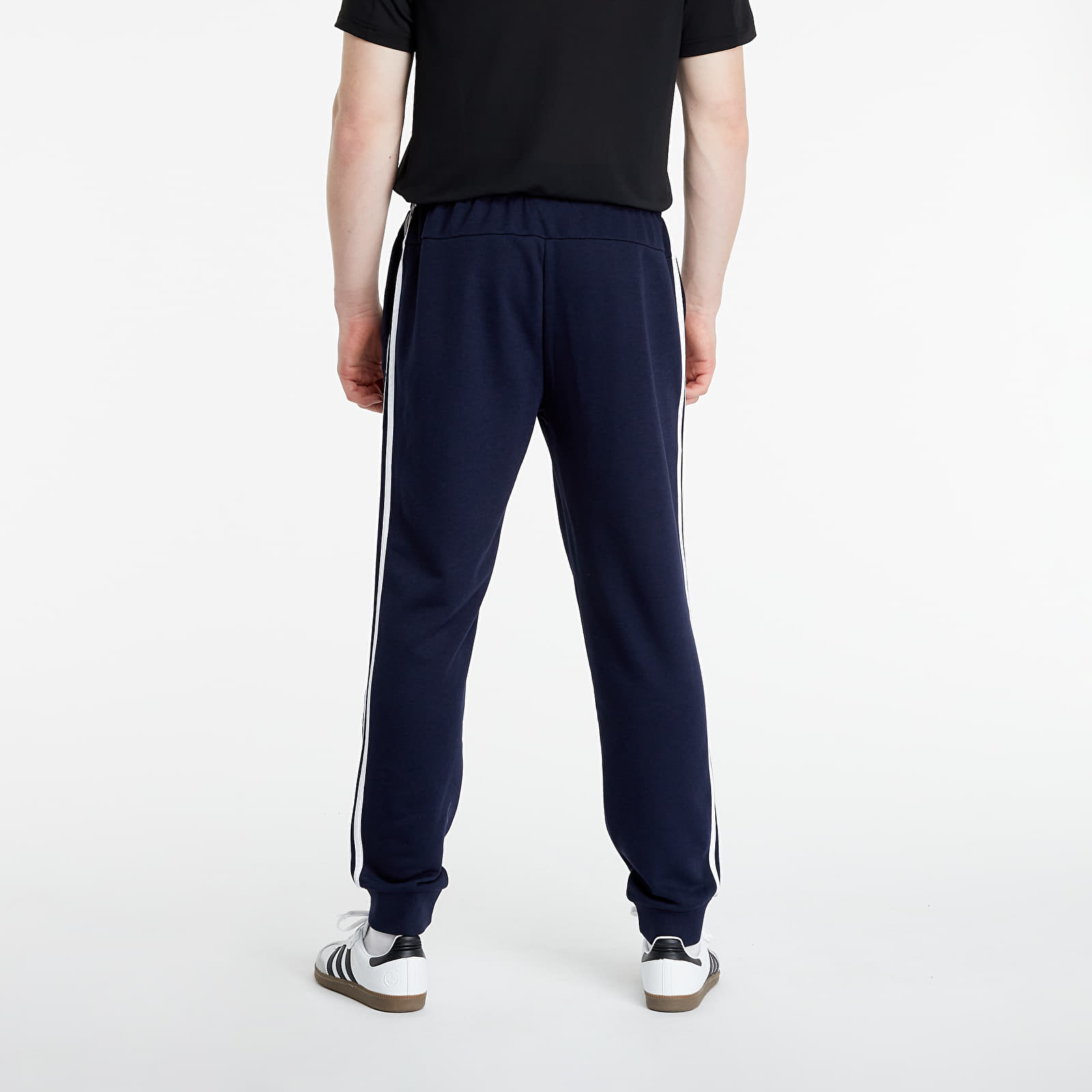 Spodnie dresowe adidas Essentials Frech Terry 3-Stripes Pants Legend Ink/ White