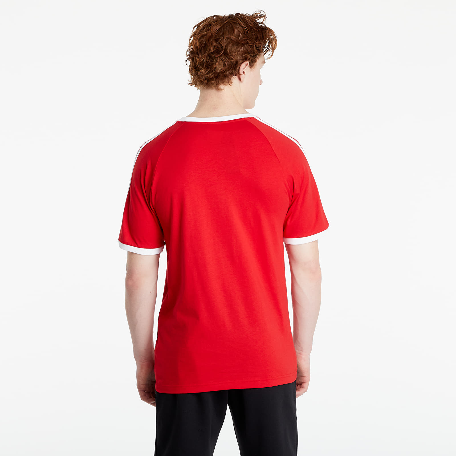 T-skjorter adidas 3 Stripes Tee Scarlet