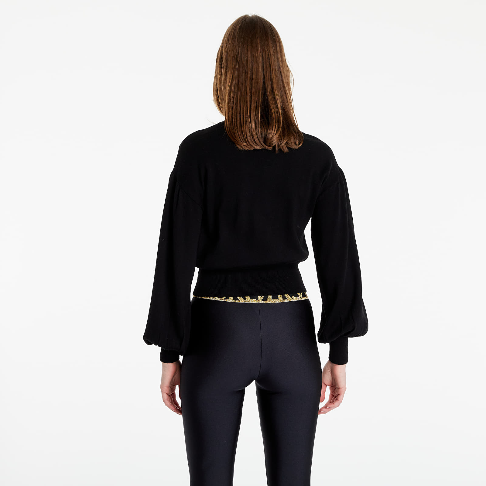 Sweaters Versace Jeans Couture W Round Lurex Sweater Black