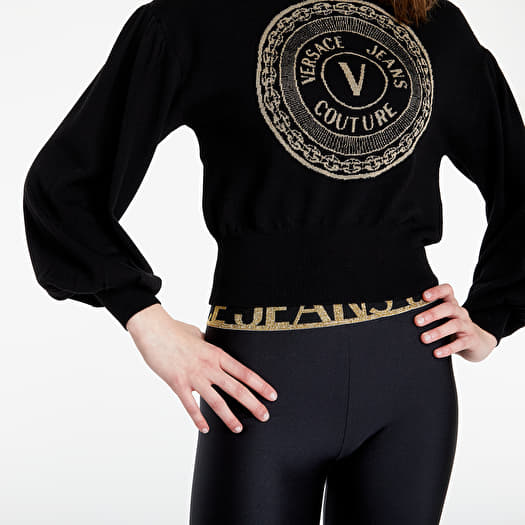 Versace Jeans Couture W Round Lurex Sweater