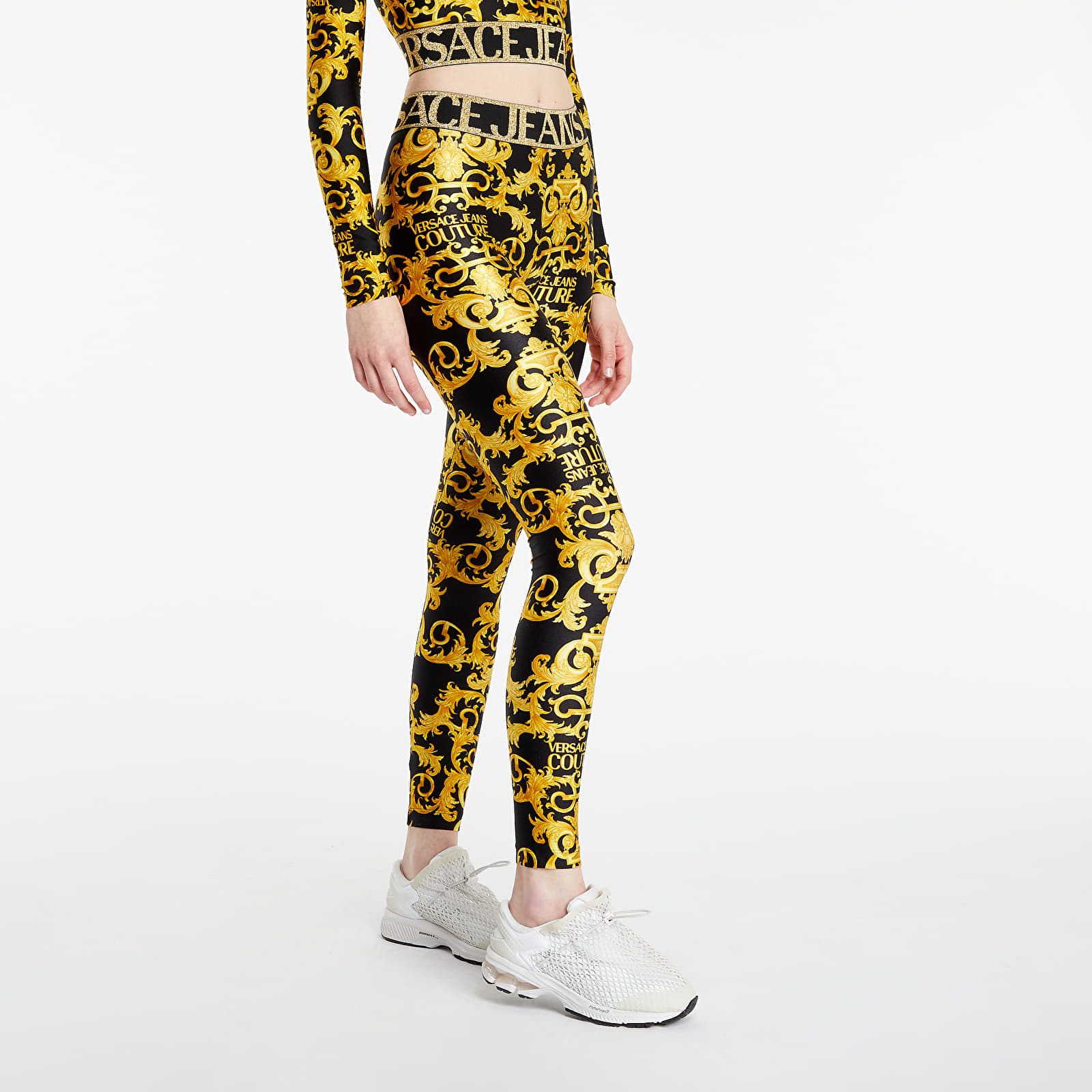 Džíny a kalhoty Versace Jeans Couture Lady Fuseaux Gold