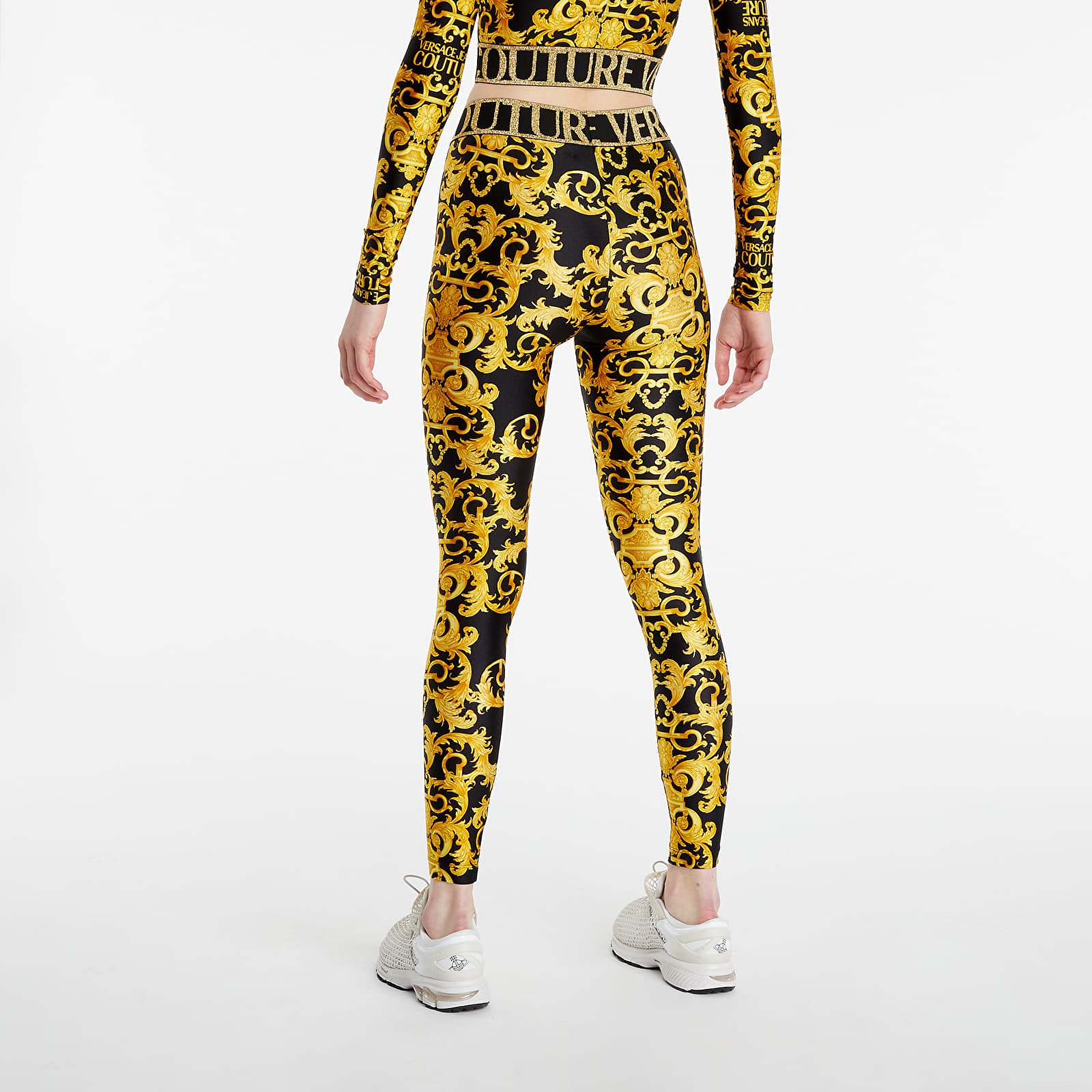 Džíny a kalhoty Versace Jeans Couture Lady Fuseaux Gold
