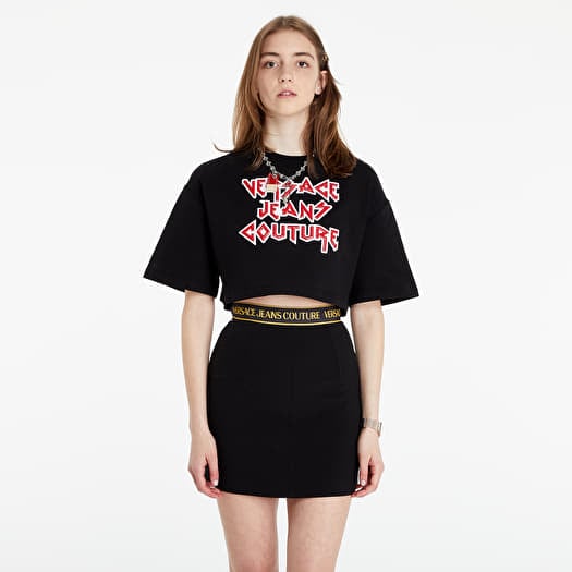 Versace leather t shirt discount