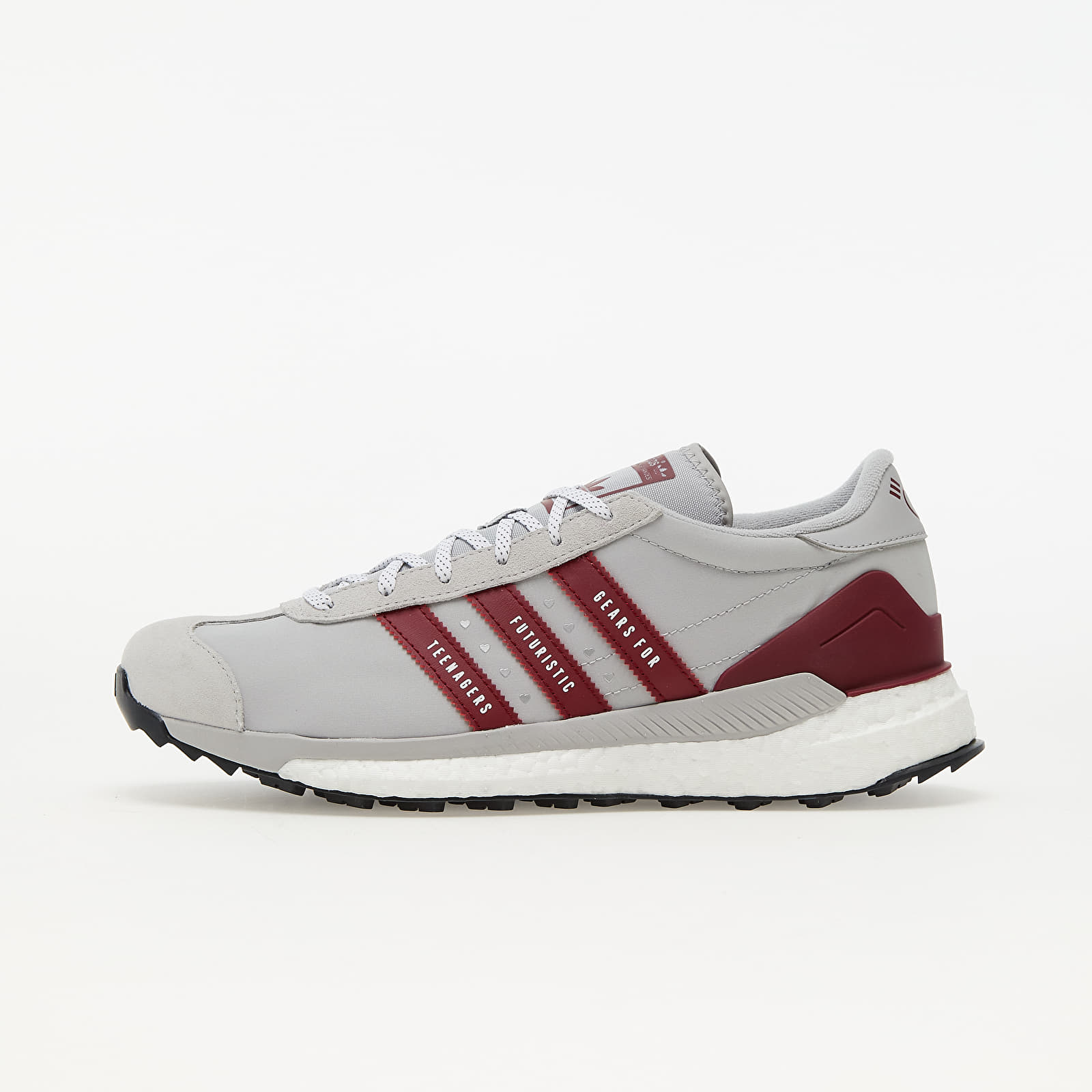 Men's shoes adidas Country Human Made Grey Two/ Collegiate Burgundy/ Core Black