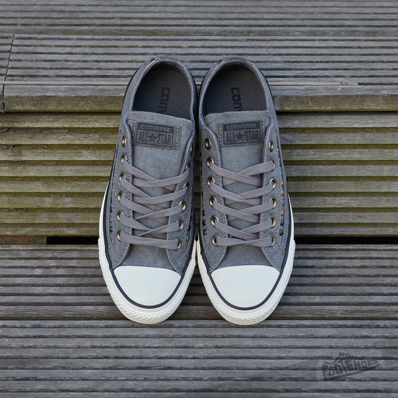 Scarpe donna Converse CTAS Eyebrow Cut Out OX Ground Grey