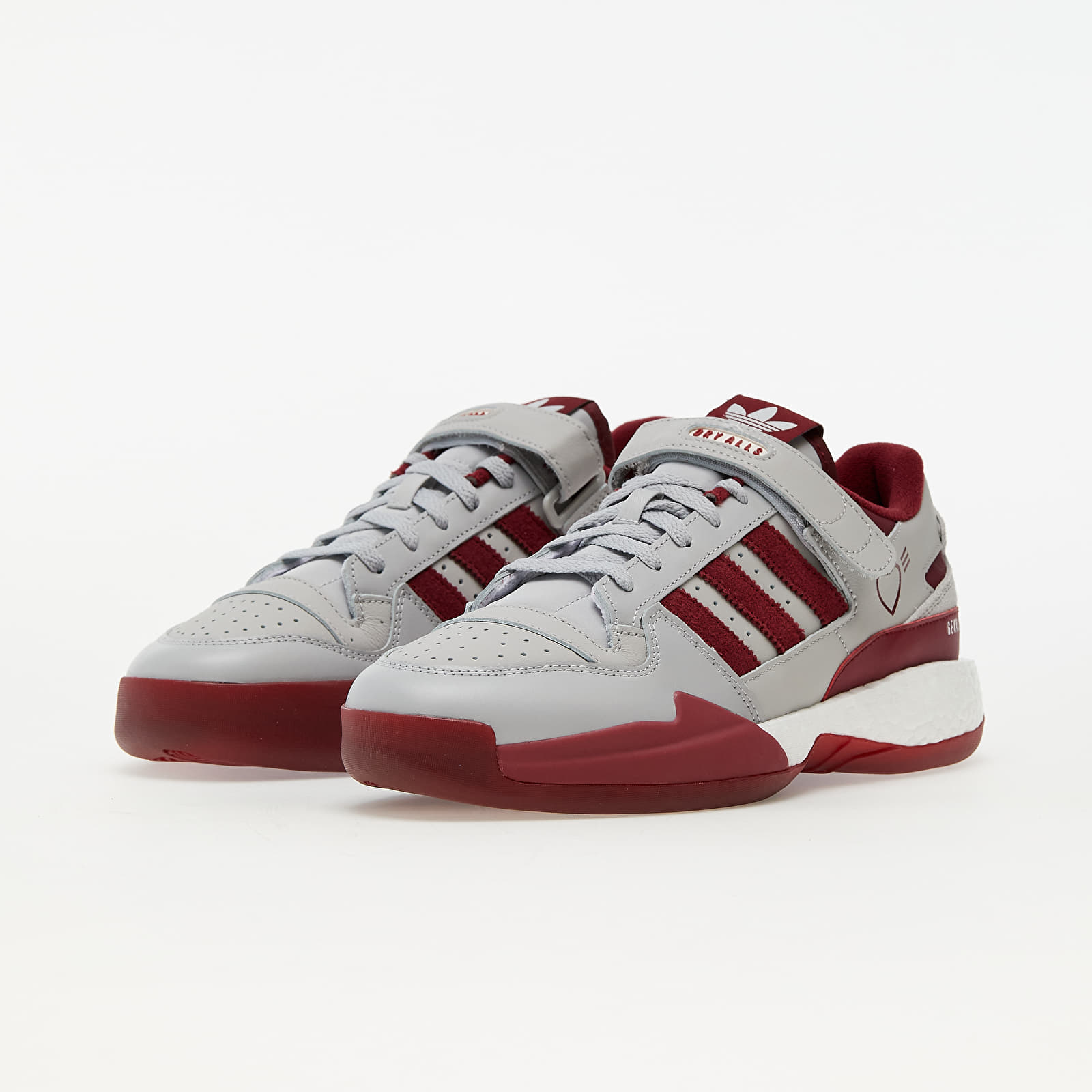 Men's shoes adidas Forum Low Human Made Grey Two/ Collegiate Burgundy/ Core Black