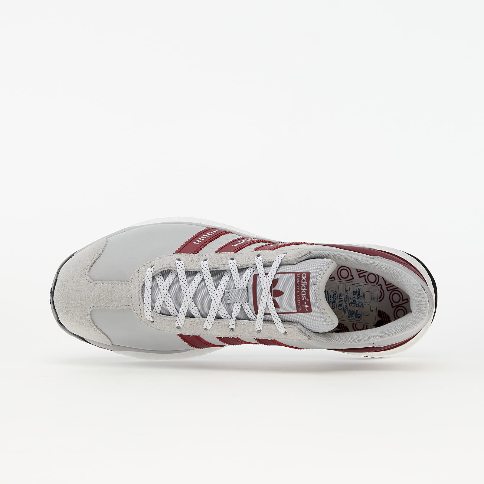 Men's shoes adidas Country Human Made Grey Two/ Collegiate Burgundy/ Core Black