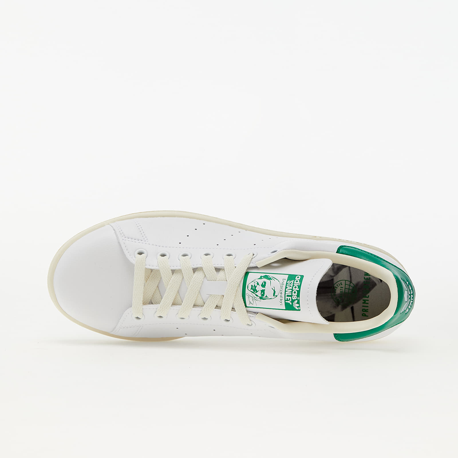 Adidas originals stan smith white ostrich hook and loop trainers clearance