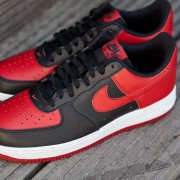 Mens red and black air force ones sales