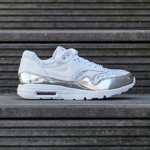 Women s shoes Nike W Air Max 1 Ultra Serena Williams QS White Metallic Silver Pure Platinum Wolf Footshop
