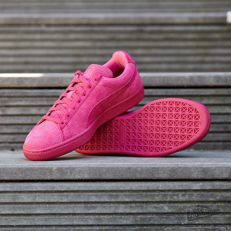 Puma femme discount suede rose