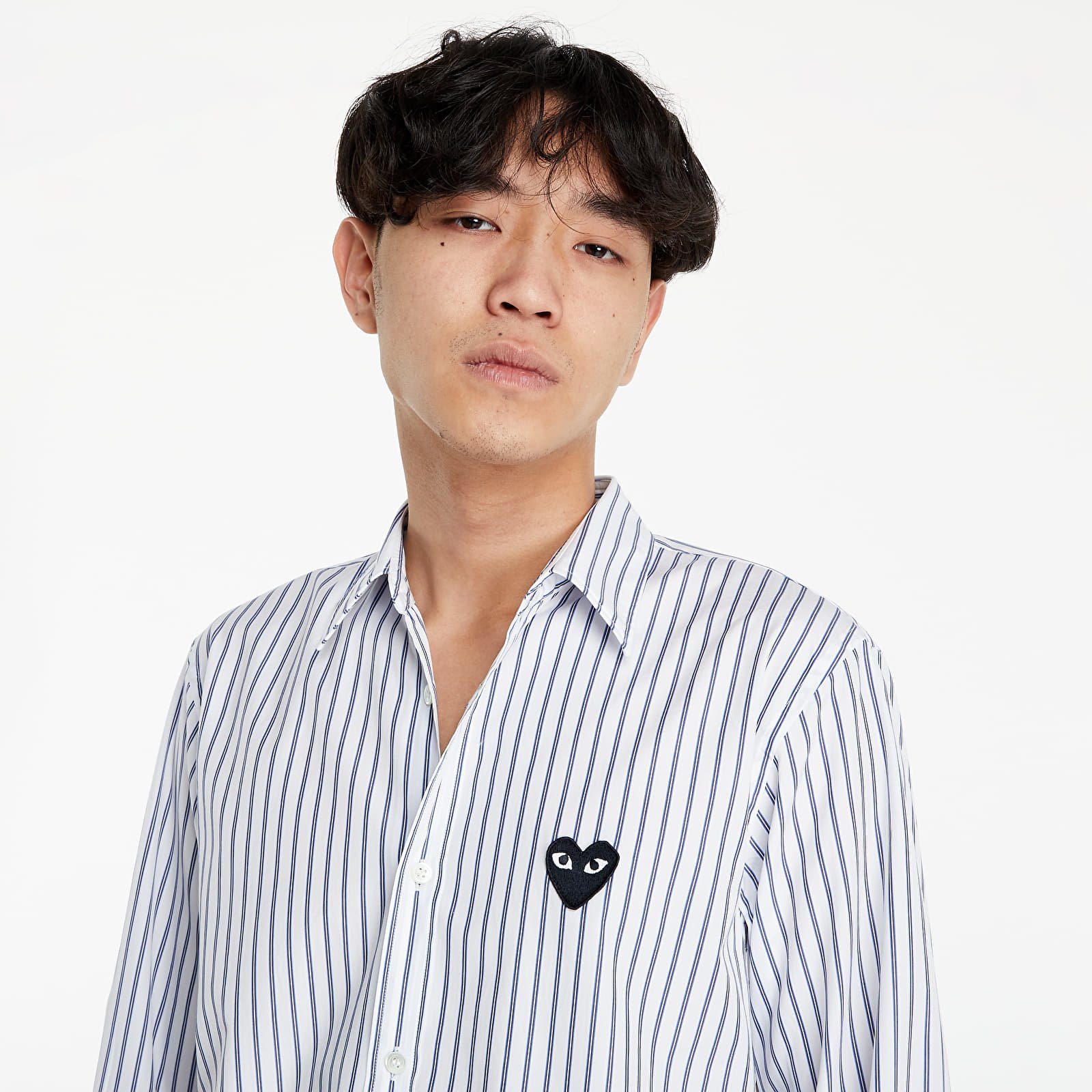 Comme des garcons black striped shirt sale