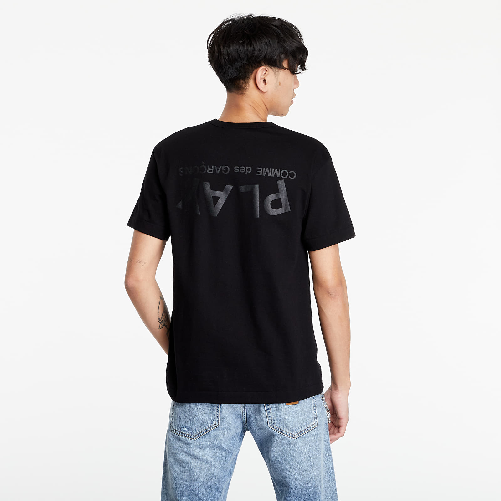 Camisetas Comme Des Garçons PLAY T-Shirt Black