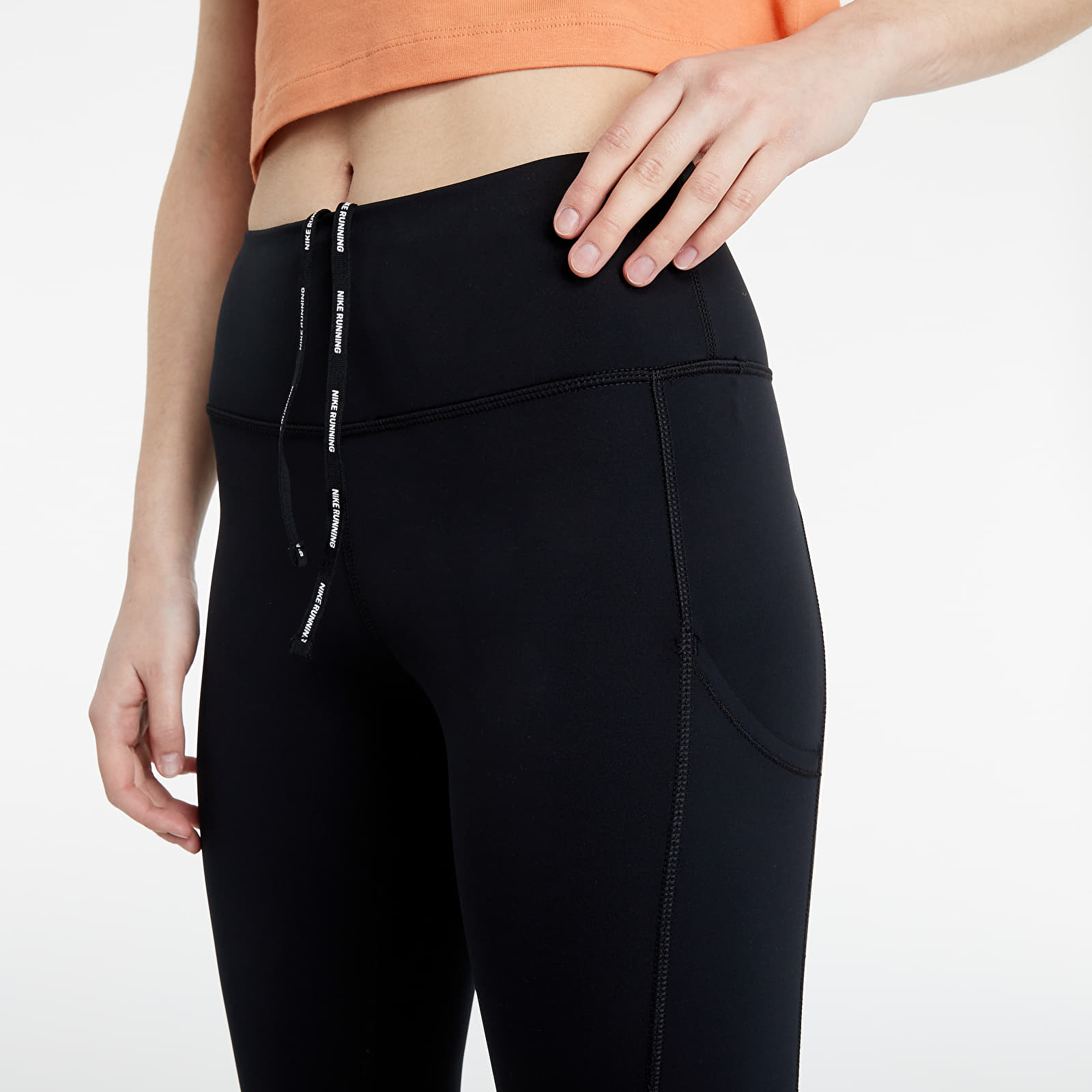 Bukser Nike Epic Luxe W Running Leggings Black/ Reflective Silv