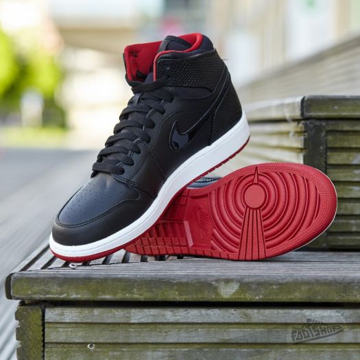 Women s shoes Air Jordan 1 Retro High BG Black Gym Red White Footshop