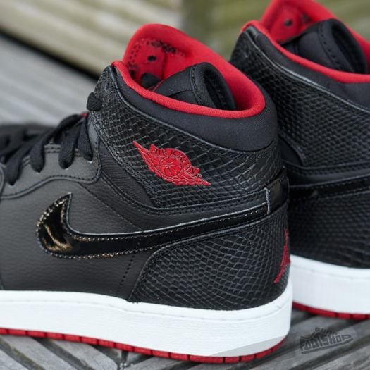 Women s shoes Air Jordan 1 Retro High BG Black Gym Red White Footshop