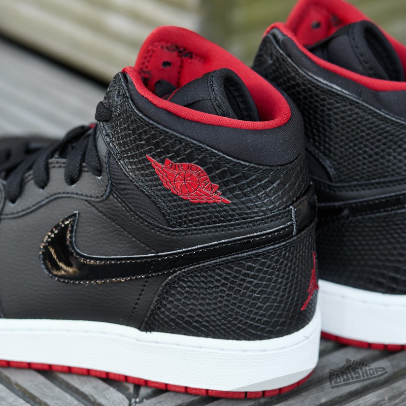 Damesko Air Jordan 1 Retro High (BG) Black/ Gym Red-White