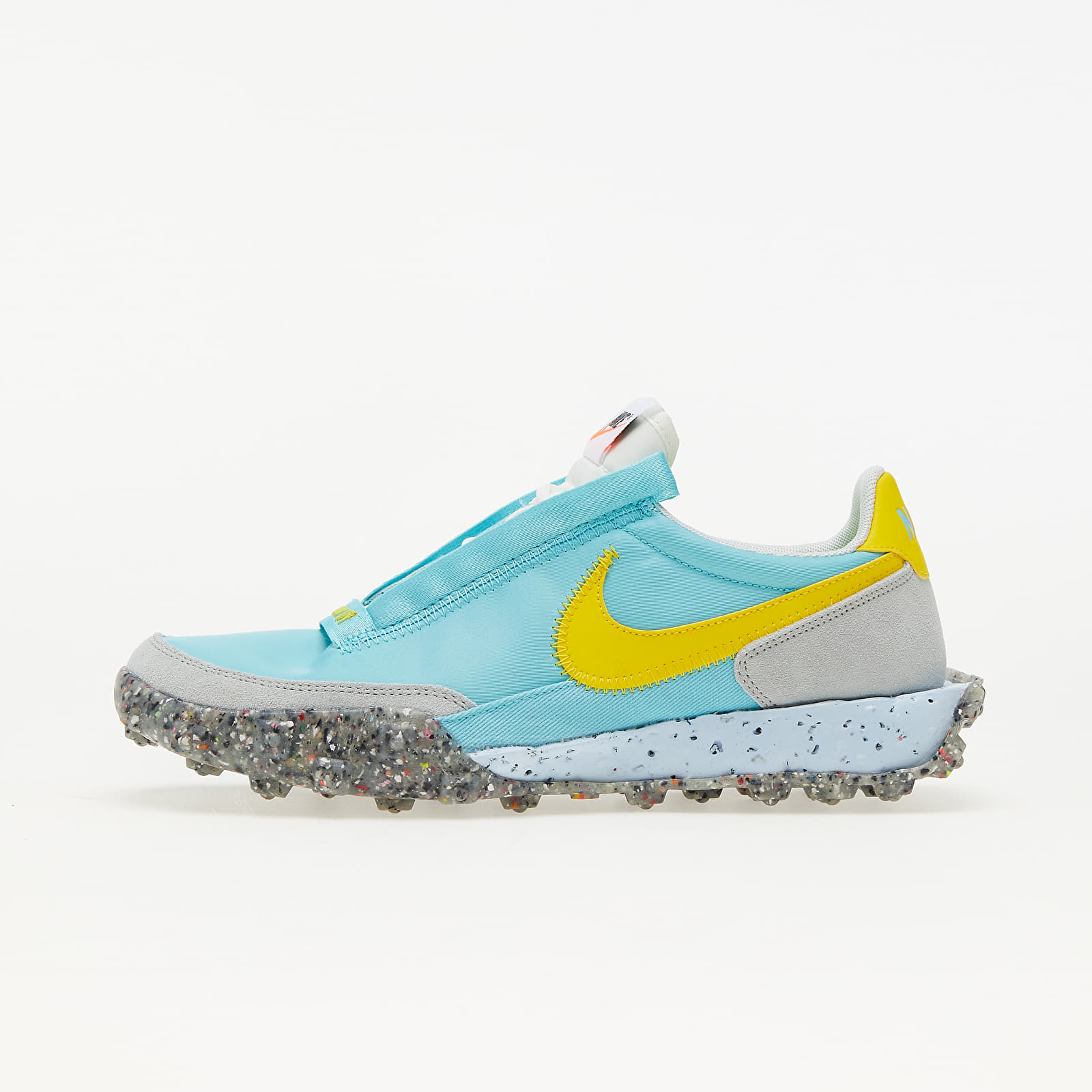 Chaussures et baskets femme Nike W Waffle Racer Crater Bleached Aqua/ Speed Yellow-Sail