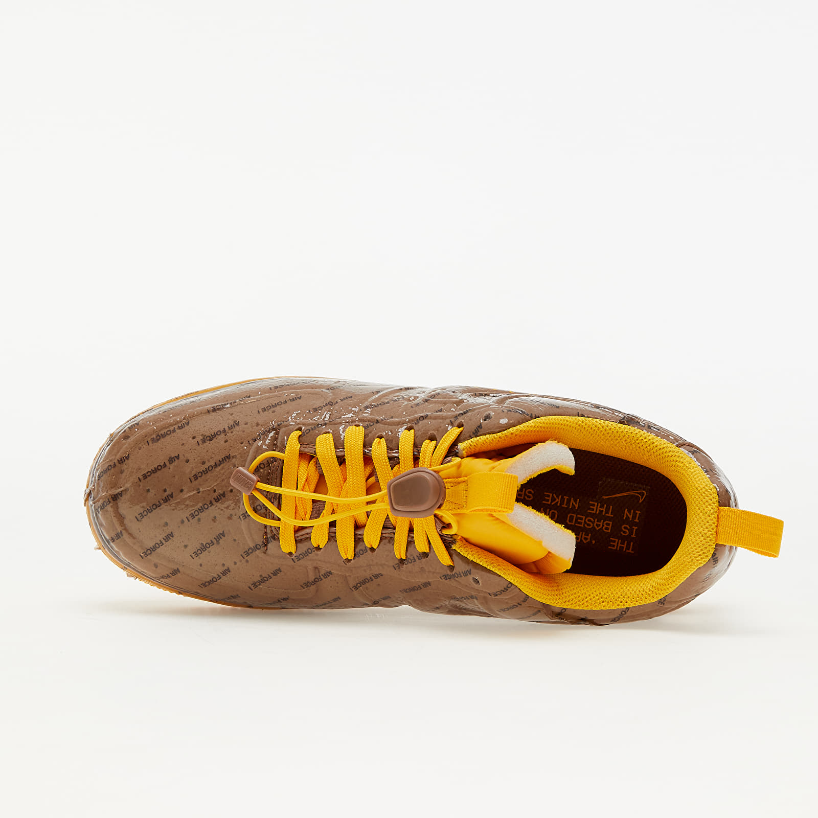 Herren Sneaker und Schuhe Nike Air Force 1 Experimental Archaeo Brown/ University Gold-White