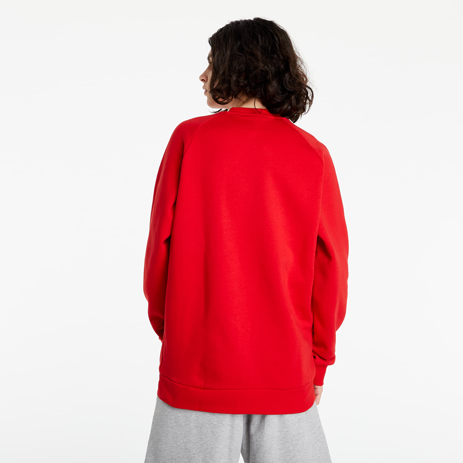 Sudaderas adidas 3-Stripes Crew Scarlet
