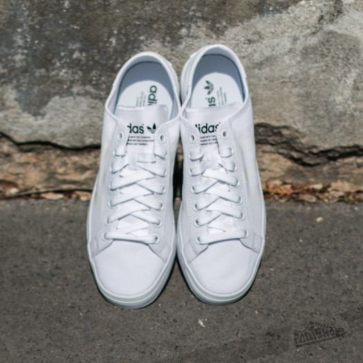 adidas gazelle silver green womens adidas Women's Advantage Sneaker - White - Low-top Sneakers
