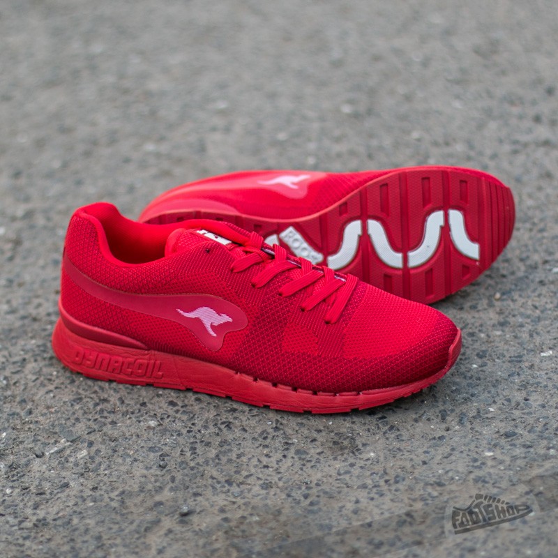 Men's shoes KangaROOS COIL-R1 Woven Flame Red