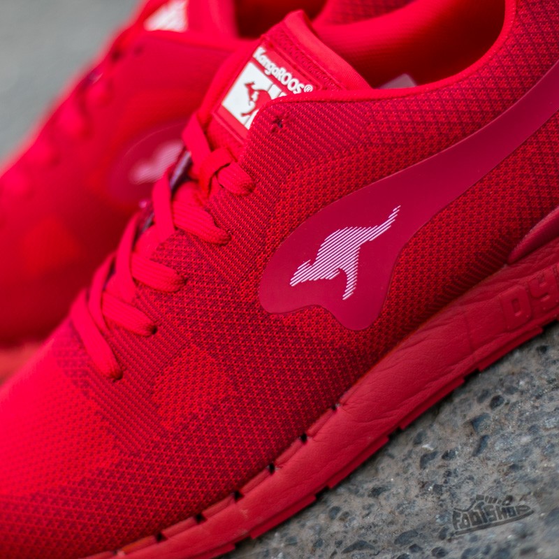 Men's shoes KangaROOS COIL-R1 Woven Flame Red