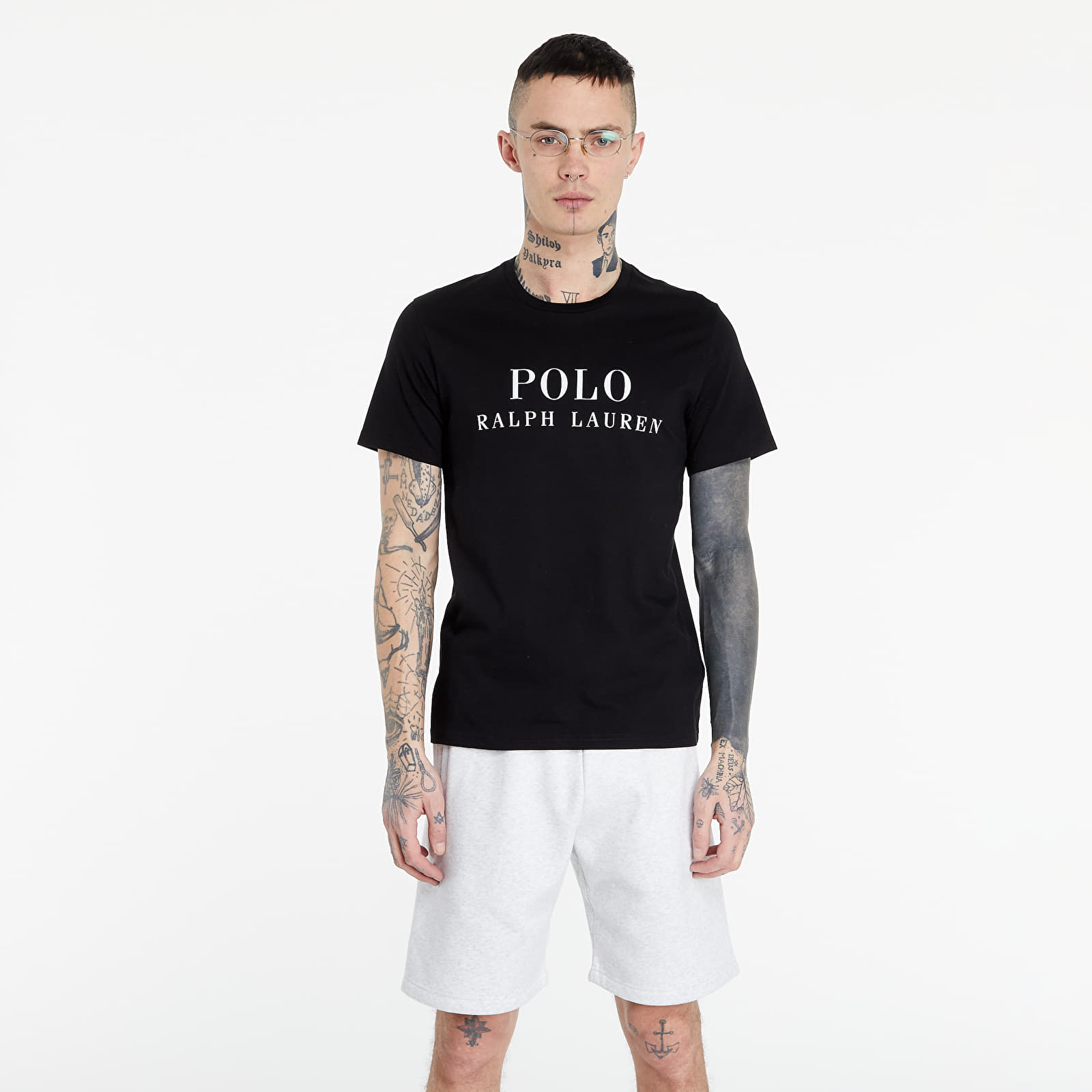 Magliette da uomo Ralph Lauren Logo ICON T-Shirt Black