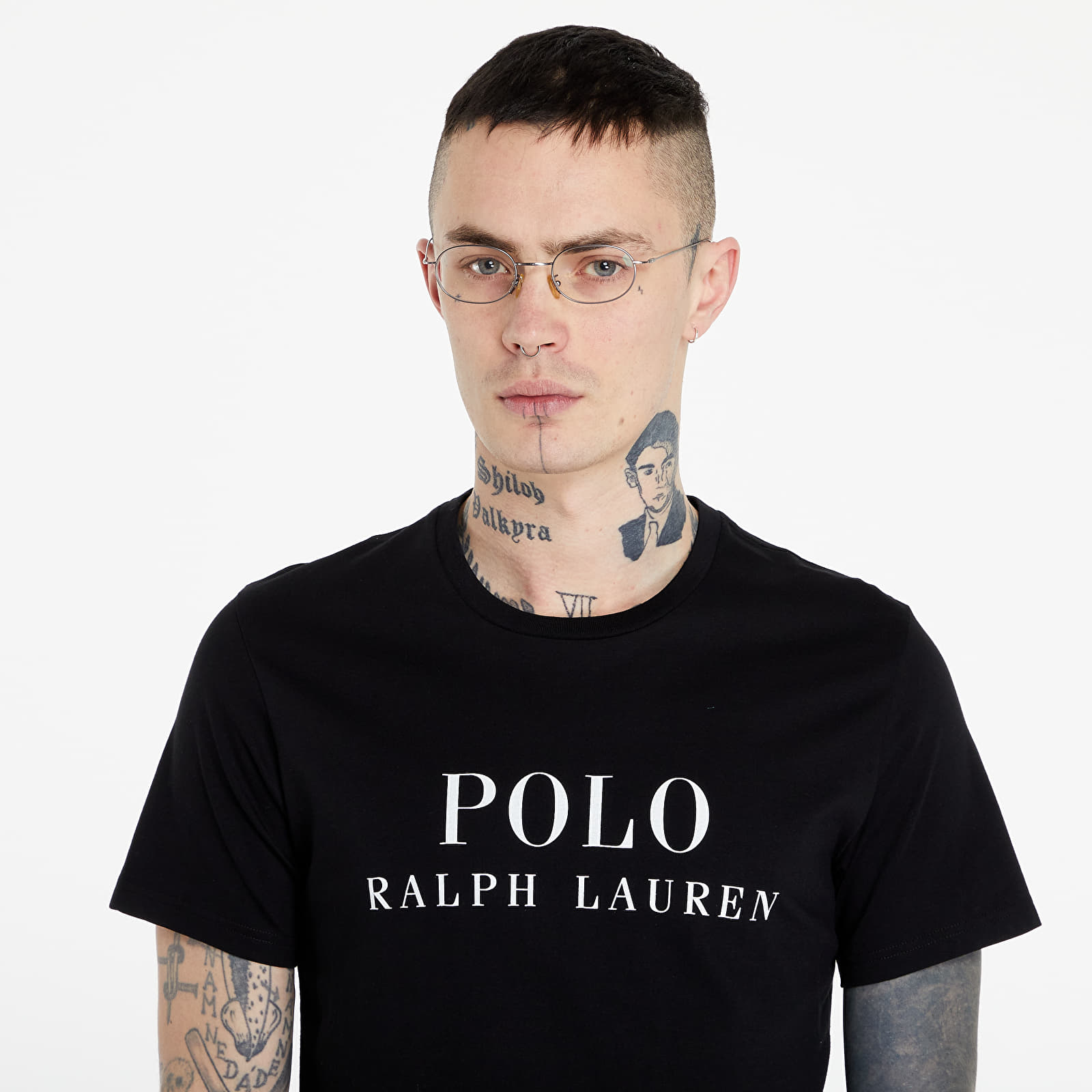 Magliette da uomo Ralph Lauren Logo ICON T-Shirt Black