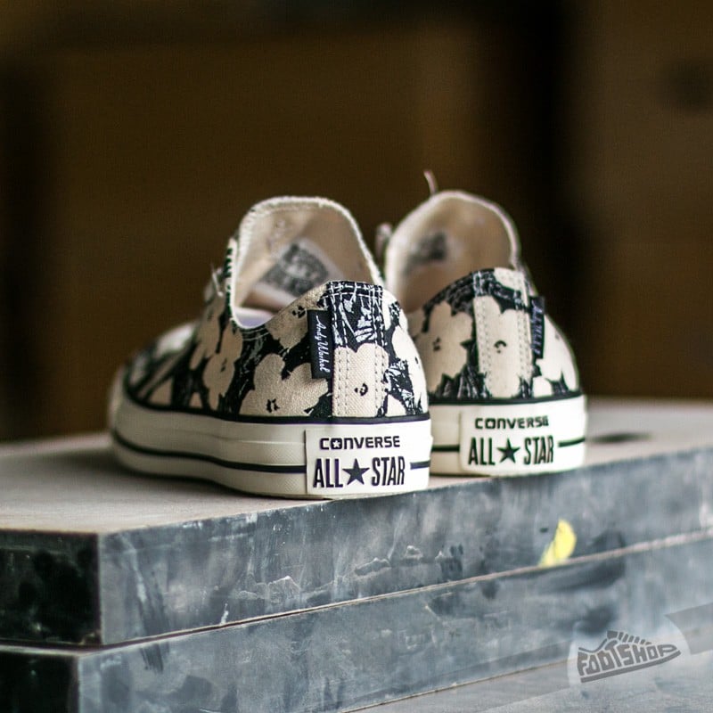 Women s shoes Converse Chuck Taylor All Star Andy Warhol OX Natural Black Footshop