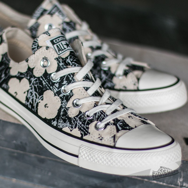 Women s shoes Converse Chuck Taylor All Star Andy Warhol OX Natural Black Footshop