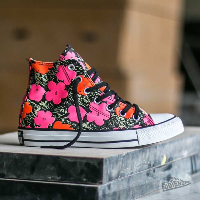 Scarpe donna Converse Chuck Taylor All Star High Andy Warhol Poppy Red