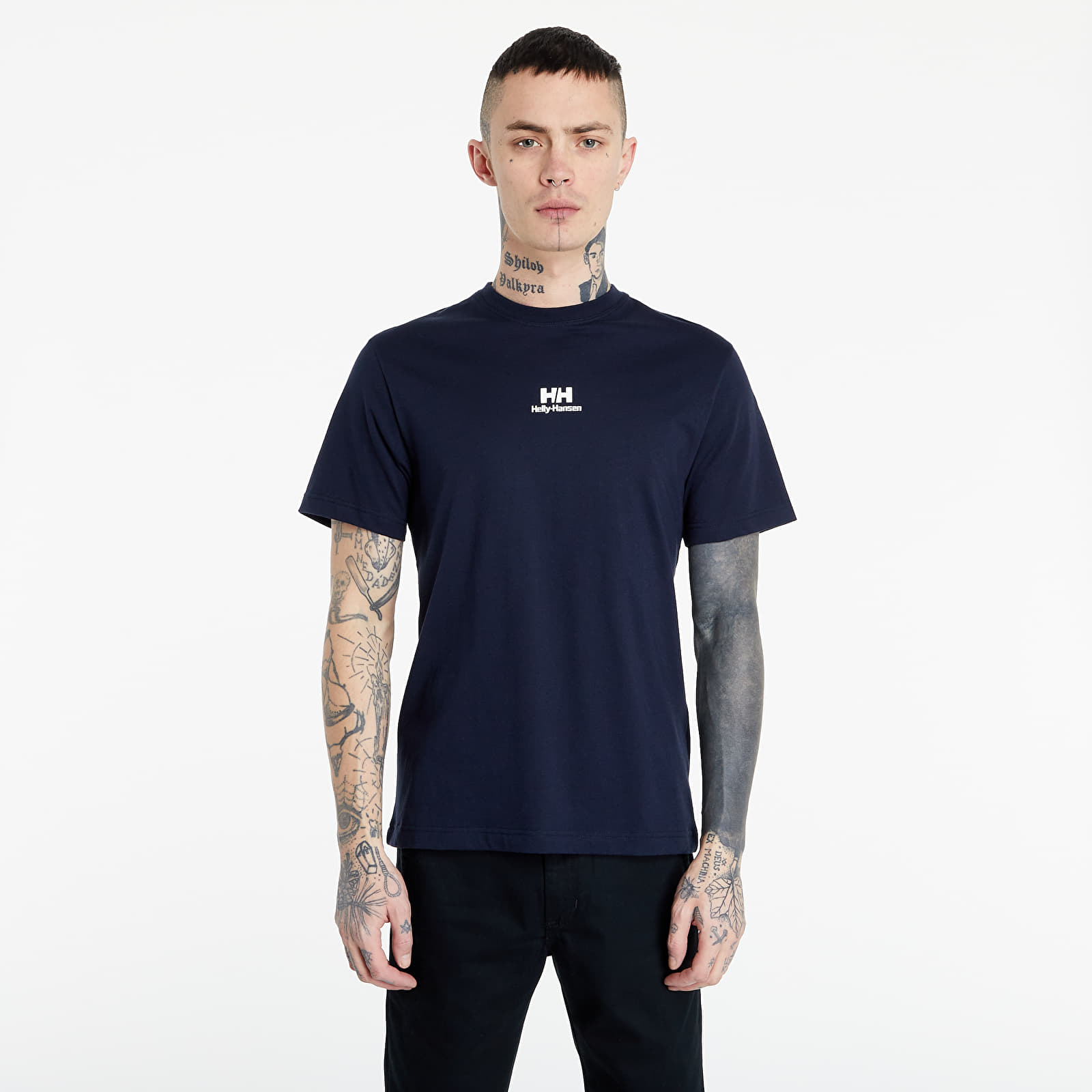 Marškinėliai Helly Hansen Yu20 Logo T-Shirt Navy