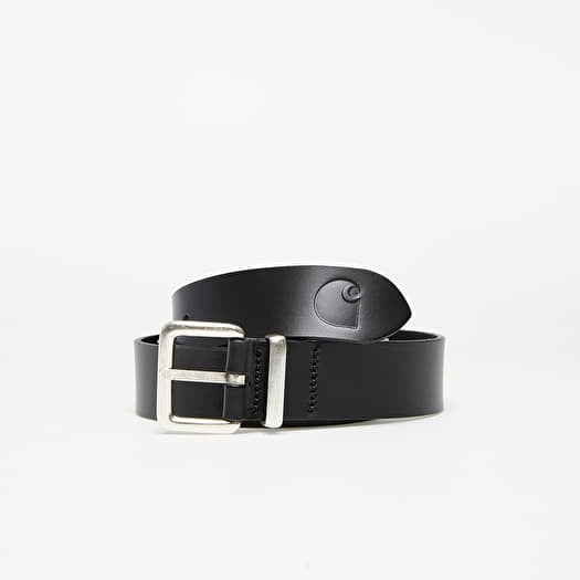 Gürtel Carhartt WIP Logo Belt Black / Silver
