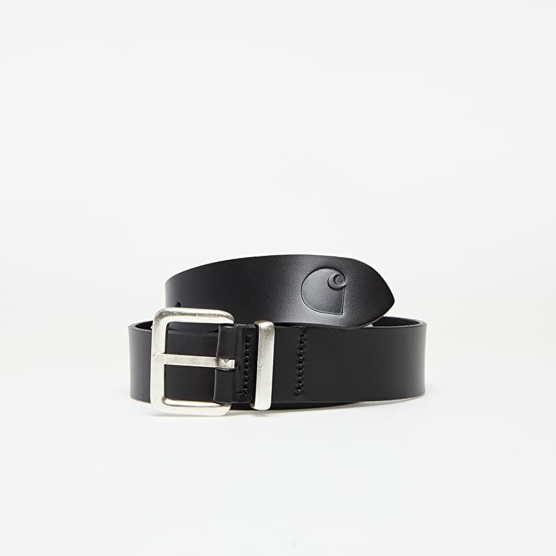 Ζώνη Carhartt WIP Logo Belt Black / Silver