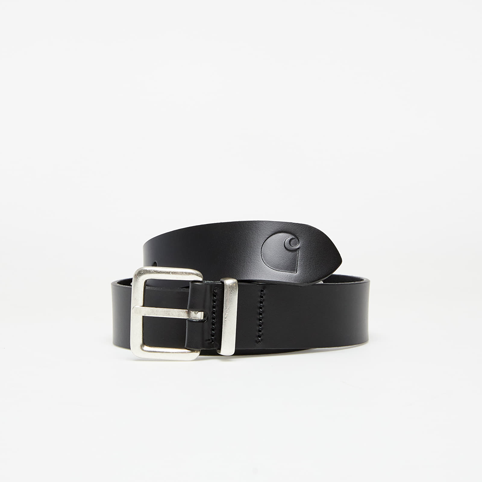 Ζώνες Carhartt WIP Logo Belt Black / Silver