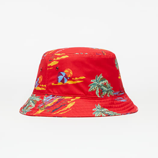 Bucket hats Carhartt WIP Beach Bucket Hat Beach Print Etna Red Footshop