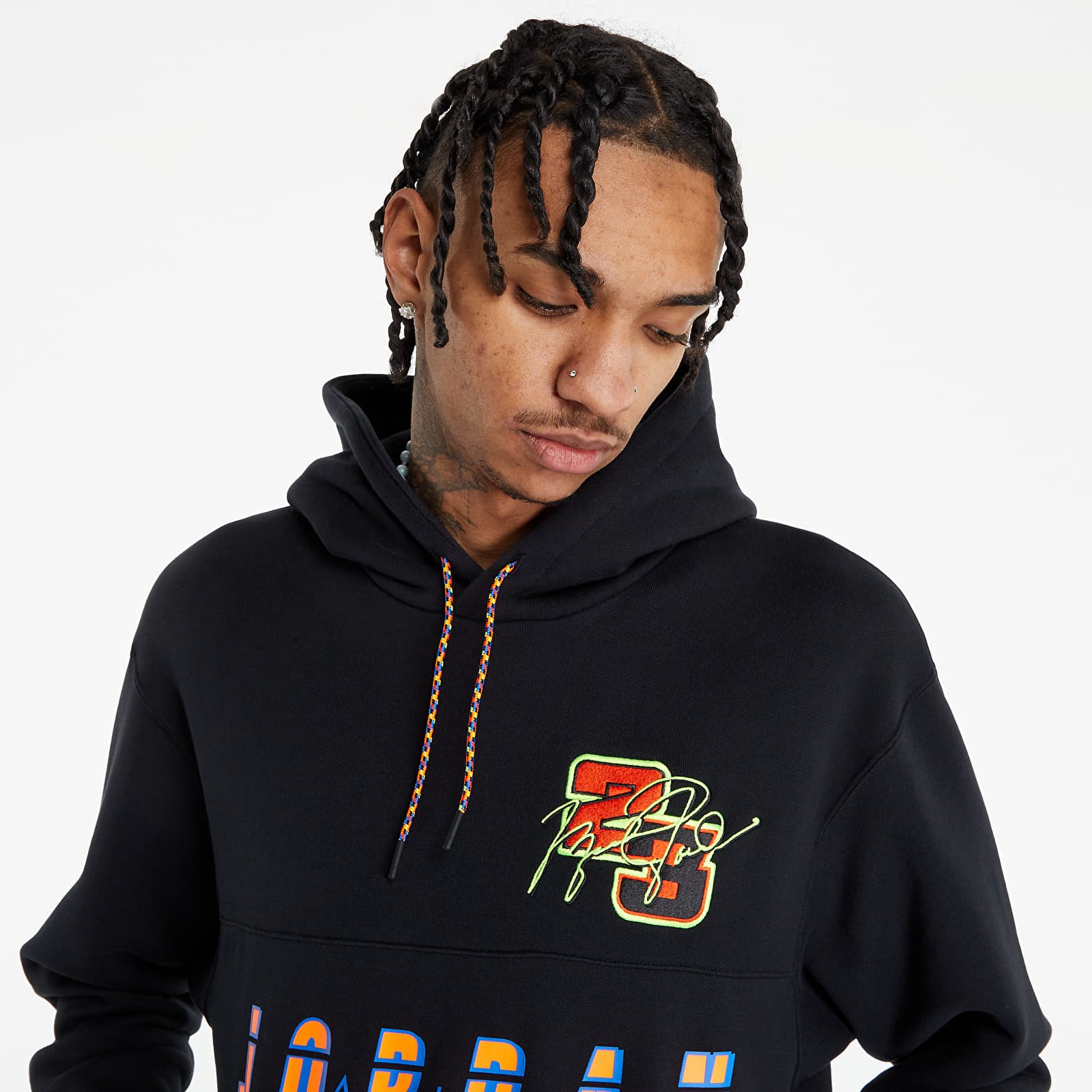Mikiny Jordan Sport DNA Pullover Hoodie Black/ Cyber