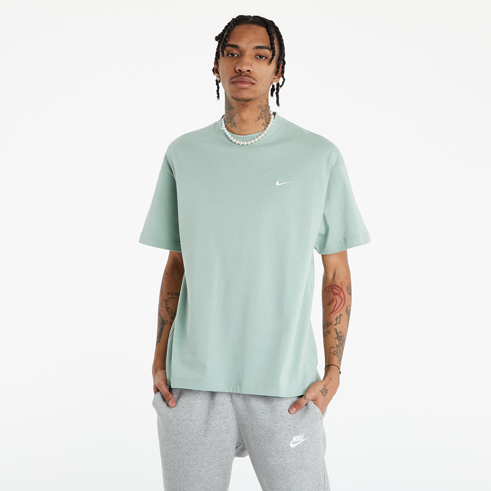 T-shirts NikeLab Men's T-Shirt Steam/ White