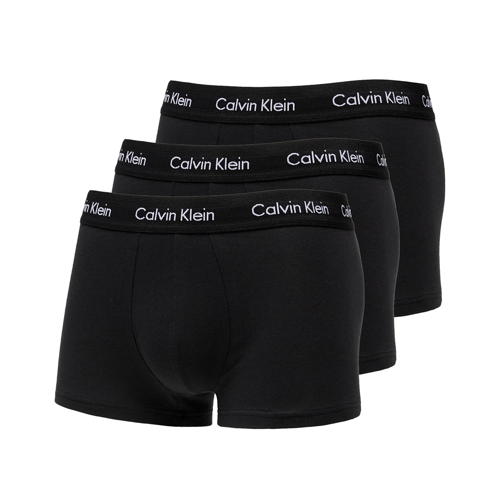 Calvin Klein 3 Pack Low Rise Trunks Black XL
