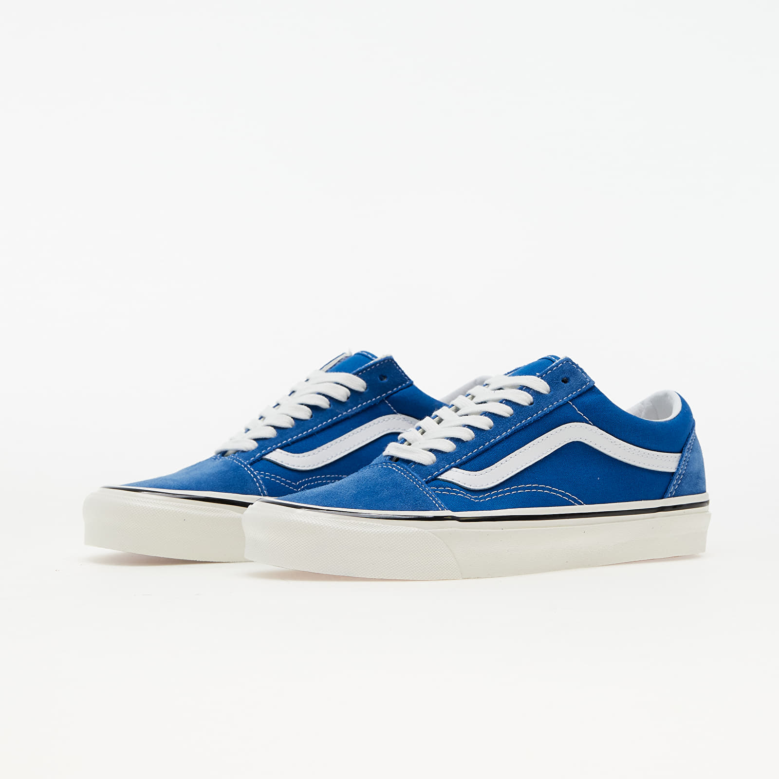 Vans old skool lapis blue & white skate shoes on sale