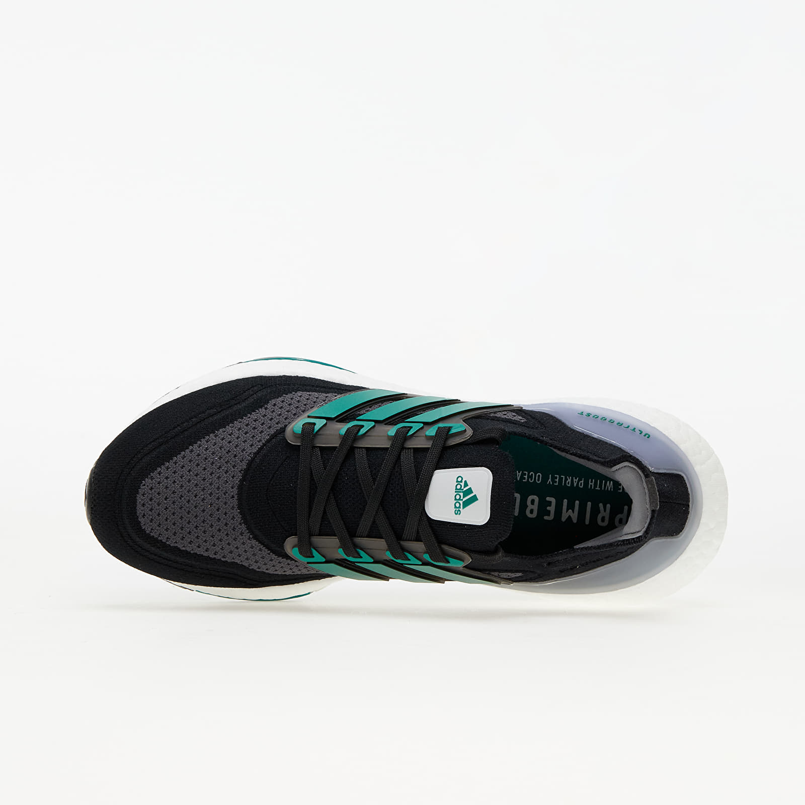 Vyriška avalynė adidas UltraBOOST 21 Core Black/ Sub Green/ Grey Five